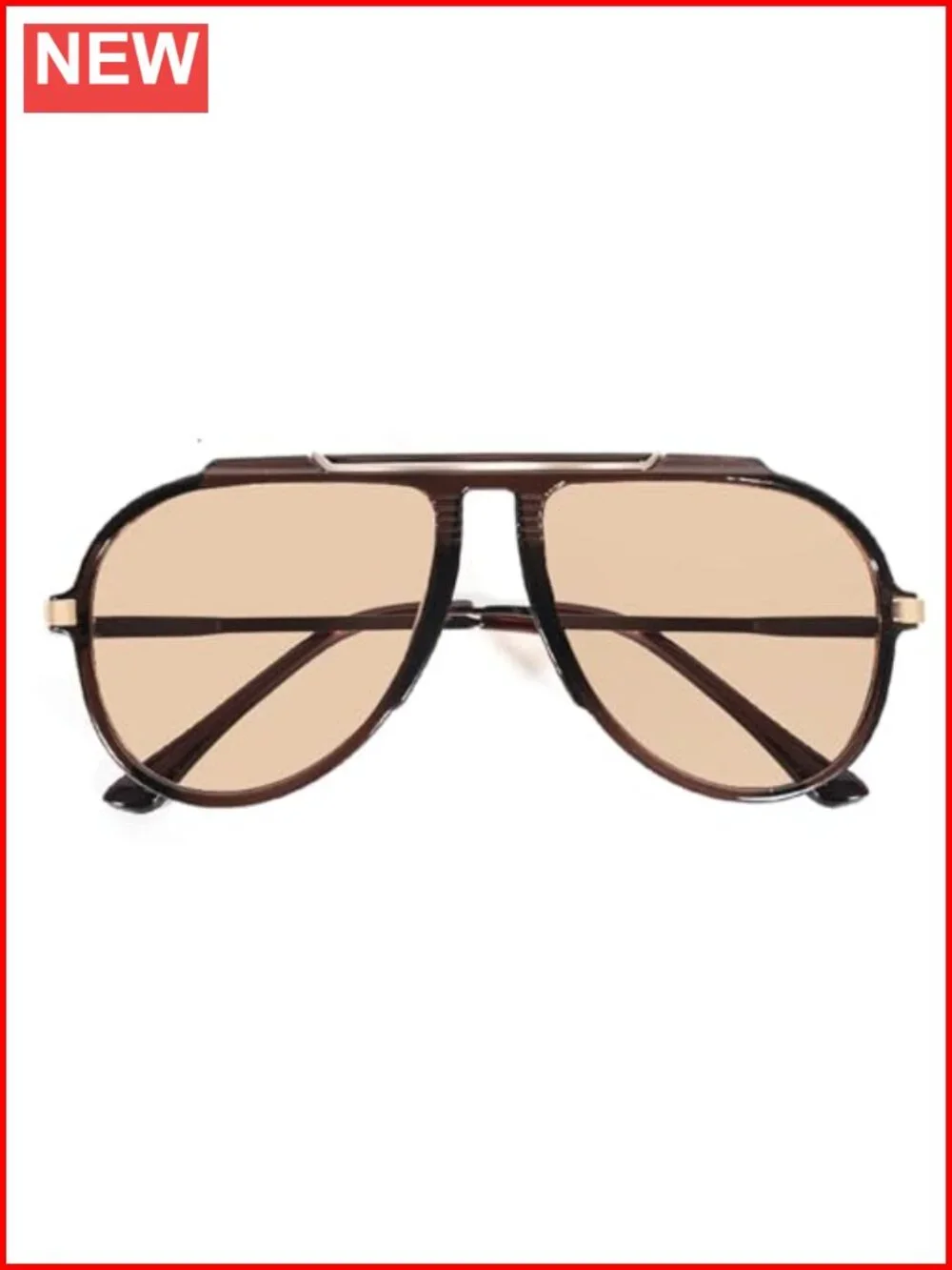 Oversized Aviator Sunglasses Retro 70s Vintage Metal Shades Unisex Adults
